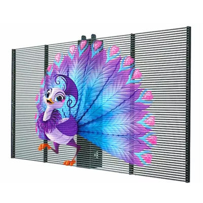 500*1000 TRA-M Display de ecrã LED transparente interior Fácil instalação em Shopping Mall