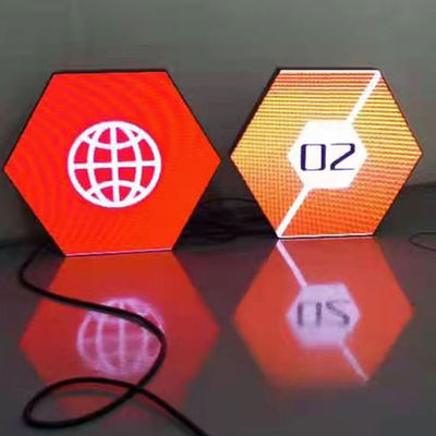 Painel de exibição LED criativo à prova d'água / Ecrã LED hexagonal interno