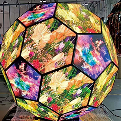 Ecrã LED Hexagonal de Alta Precisão, Display LED Personalizado de Grande Carga