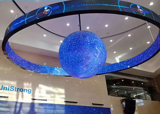 Ecrã de filme transparente LED de montagem rápida personalizado com boa dissipação de calor