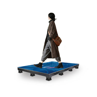 DM-R PH4.8 Outdoor Indoor Interactive LED Floor Tiles 500mm*1000mm Para Exposição de Feiras Comerciais