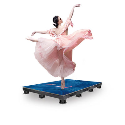 DM-R PH2.6 LED azulejos de chão de dança de cor completa 500mm * 500mm Instalação fixa