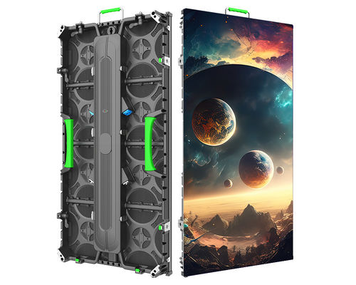 RS-A 4.81 Ecrã de exibição LED exterior em cores completas 500*500mm para parede curva