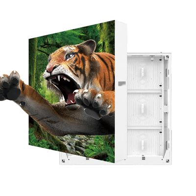 Exibição 3D personalizada sem vidro Armário de alumínio externo 480mm*320mm Alta Definição
