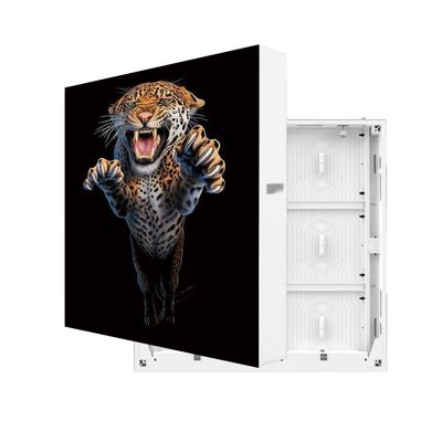 Exibição 3D personalizada sem vidro Armário de alumínio externo 480mm*320mm Alta Definição