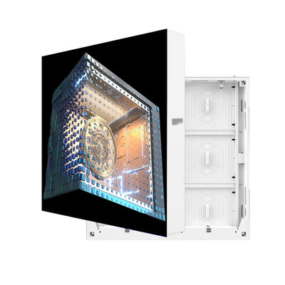 Armário de alumínio externo de tela 3D personalizada de alta definição sem óculos 480mm * 320mm