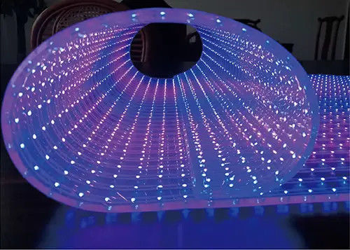 Ecrã de filme de cristal LED de alta definição personalizado