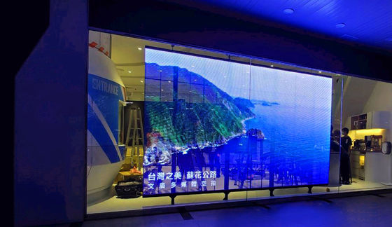 1000*1000 Display LED transparente Ecrã de alto brilho -P5-10 fino e brilhante