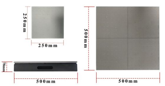 DM-R PH2.9 LED iluminado azulejos de piso 500mmx1000mm Para exterior / interior