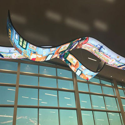 HMT-SA-P2.5 Display LED de estágio Full Color Curved Outdoor LED Screen
