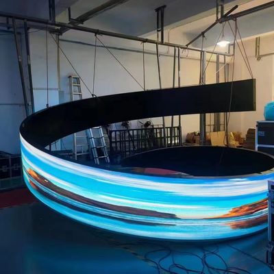 HMT-SA-P2.5 Display LED de estágio Full Color Curved Outdoor LED Screen