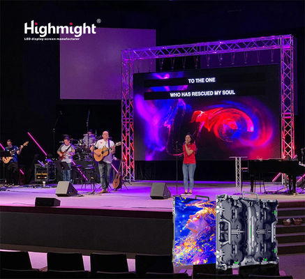 Indoor RH-B PH3.91 Full Color Rental LED display screen video wall. Pode ser emoldurado livremente