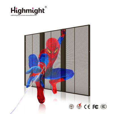 TRA-B 15-15 Tela LED transparente para interiores Tela de publicidade 3D Modo de manutenção dupla