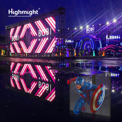 TRA-B 15-15 Tela LED transparente para interiores Tela de publicidade 3D Modo de manutenção dupla