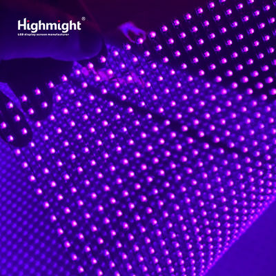 Ecrã de filme de cristal de LED altamente transparente