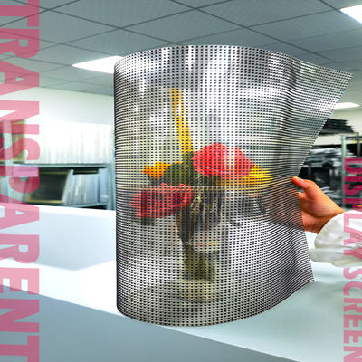 Ecrã de filme de cristal de LED altamente transparente