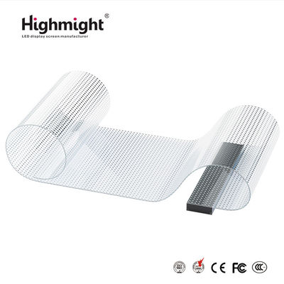 Ecrã de filme de cristal de LED altamente transparente