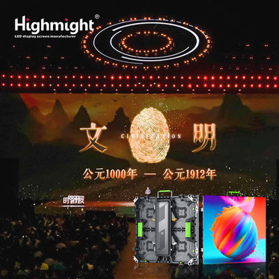 Display a cores para uso interno e externo, instalação e desmontagem rápidas de ecrã LED de aluguer