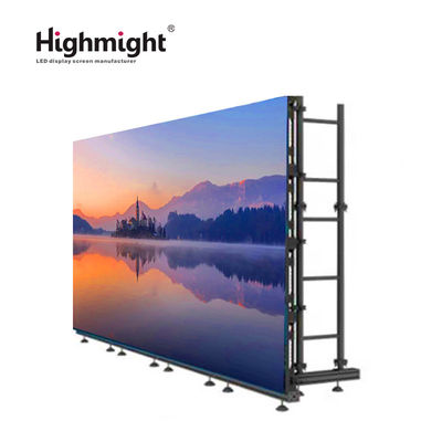 P3.91 Ecrã LED de aluguer ao ar livre IP65 nível de proteção elevado, claro e visível