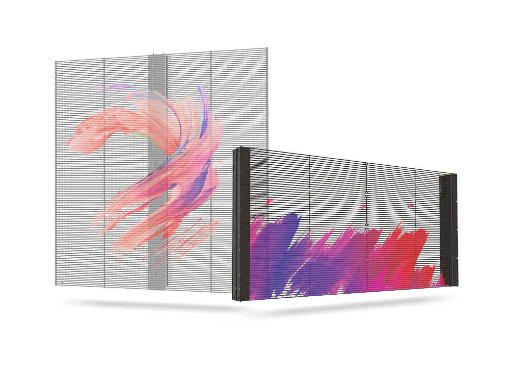 1000*1000 TRA-M Ultra-Clear Indoor Transparent LED Display Screen Fácil instalação