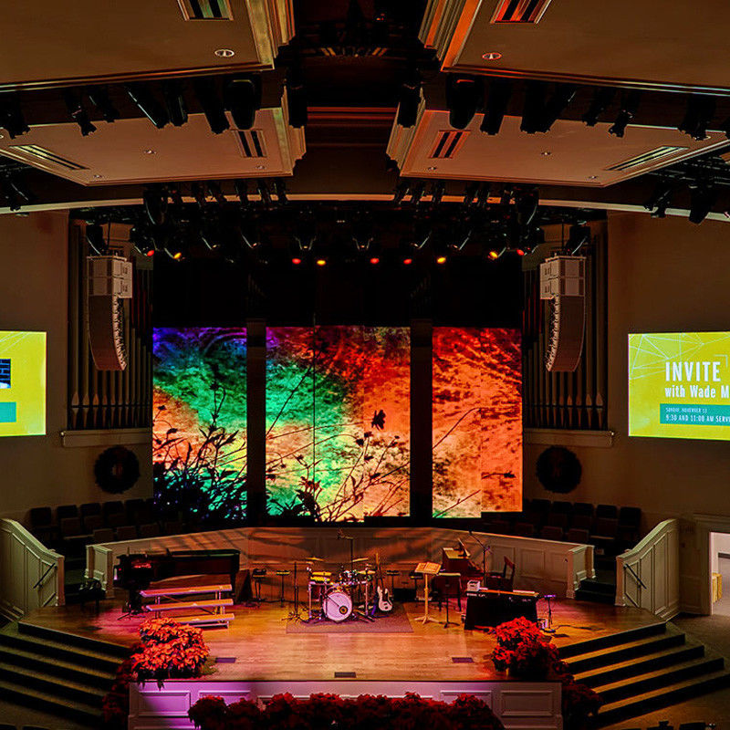 Indoor RS-A 2.6 500mm*500mm aluguel led painel de alto brilho e cinza alto