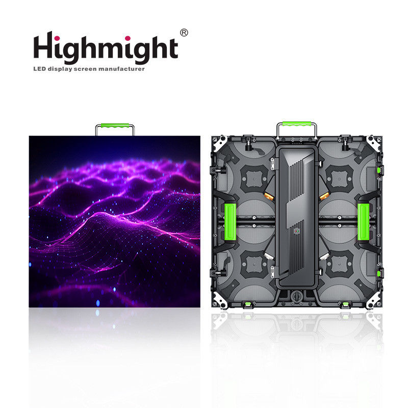 Display a cores para uso interno e externo, instalação e desmontagem rápidas de ecrã LED de aluguer